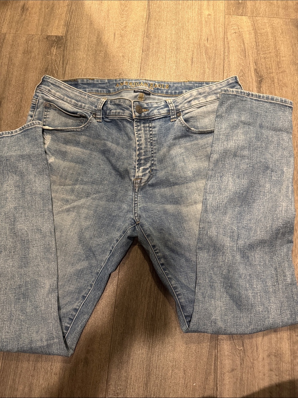 American Eagle Outfitters Light Blue Men's Slim Straight Jeans